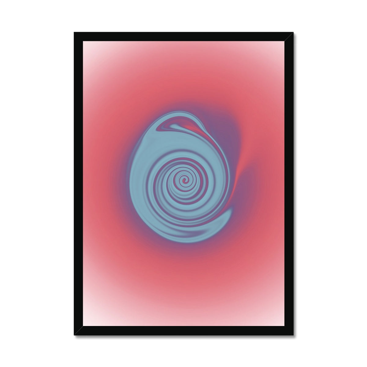 © les muses / Abstract aura wall art prints featuring warped gradients swirled to appear similar to a rabbit hole. Our colorful aura gradient posters are an aesthetic addition to any dorm or apartment decor.