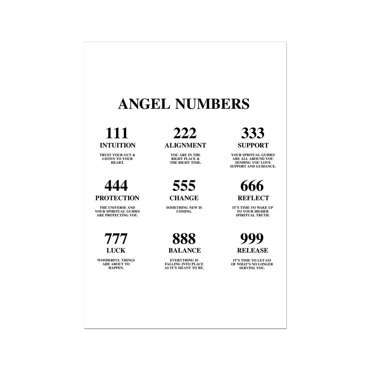 An angel number art print with a gradient aura. Add a touch of angel energy to your walls with a angel number auras. The perfect wall art posters to create a soft and dreamy aesthetic with your apartment or dorm decor. 