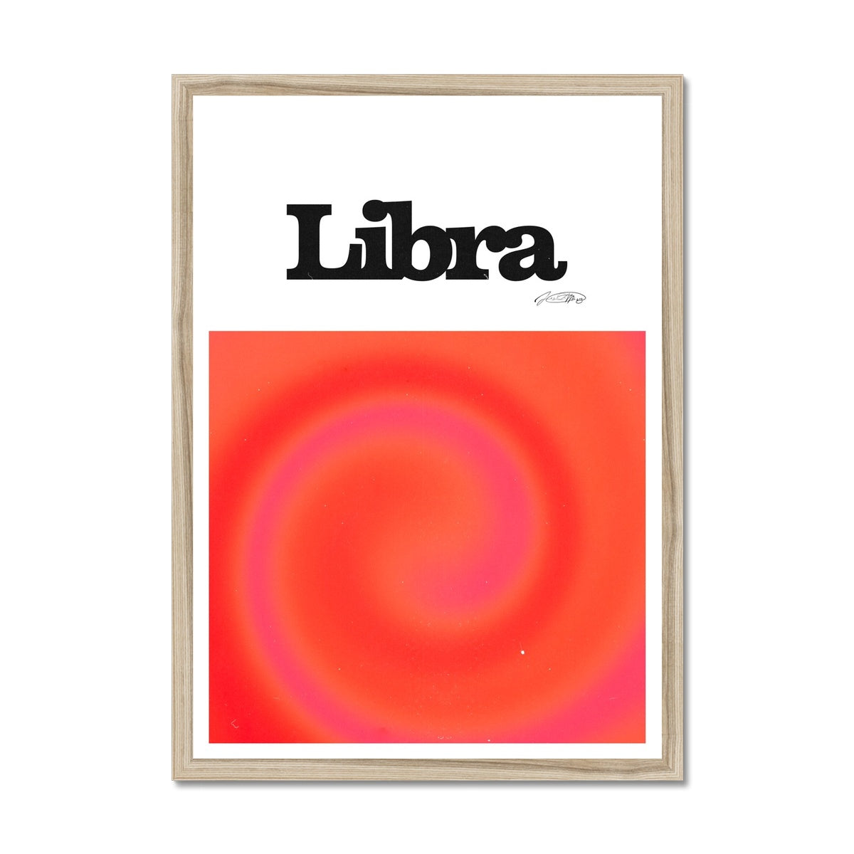 Our Libra Aura art print is the perfect wall art to show off your star sign. Find a zodiac gradient print or poster in our astrology collection.