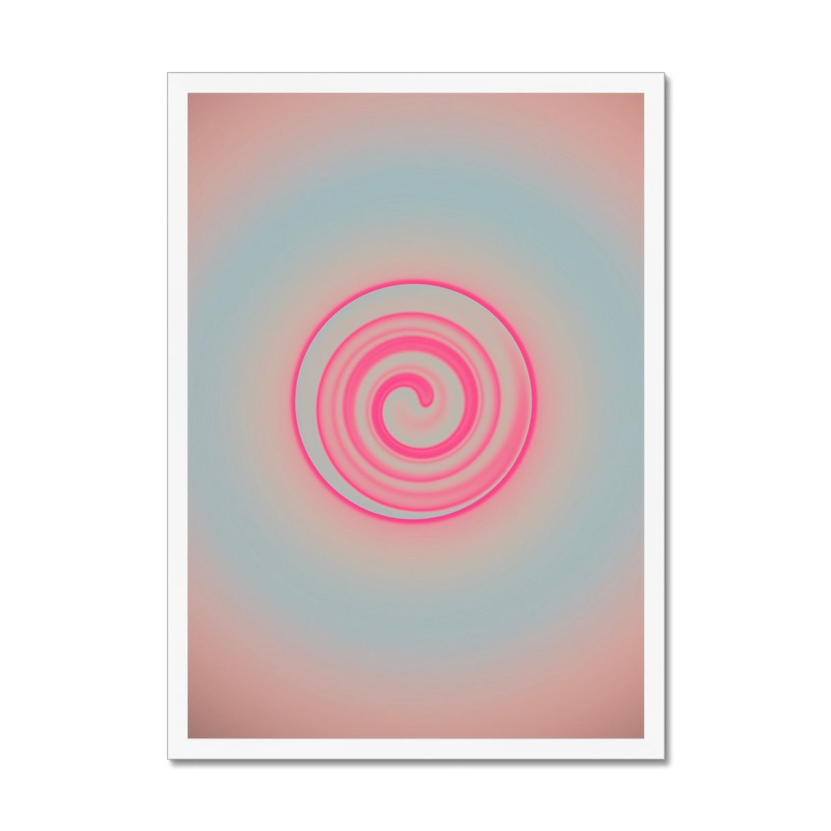 Sunset gradient aura wall art prints featuring warped pastel gradients. Colorful aura gradient posters perfect as aesthetic dorm and apartment decor.