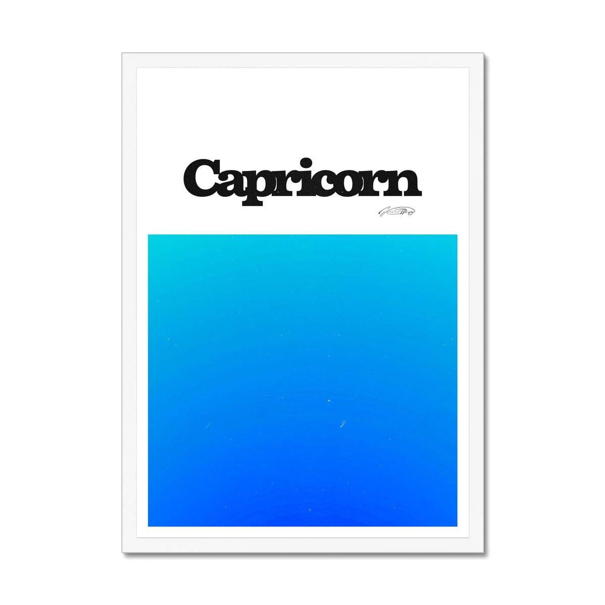 Our Capricorn Aura art print is the perfect wall art to show off your star sign. Find a zodiac gradient print or poster in our astrology collection.