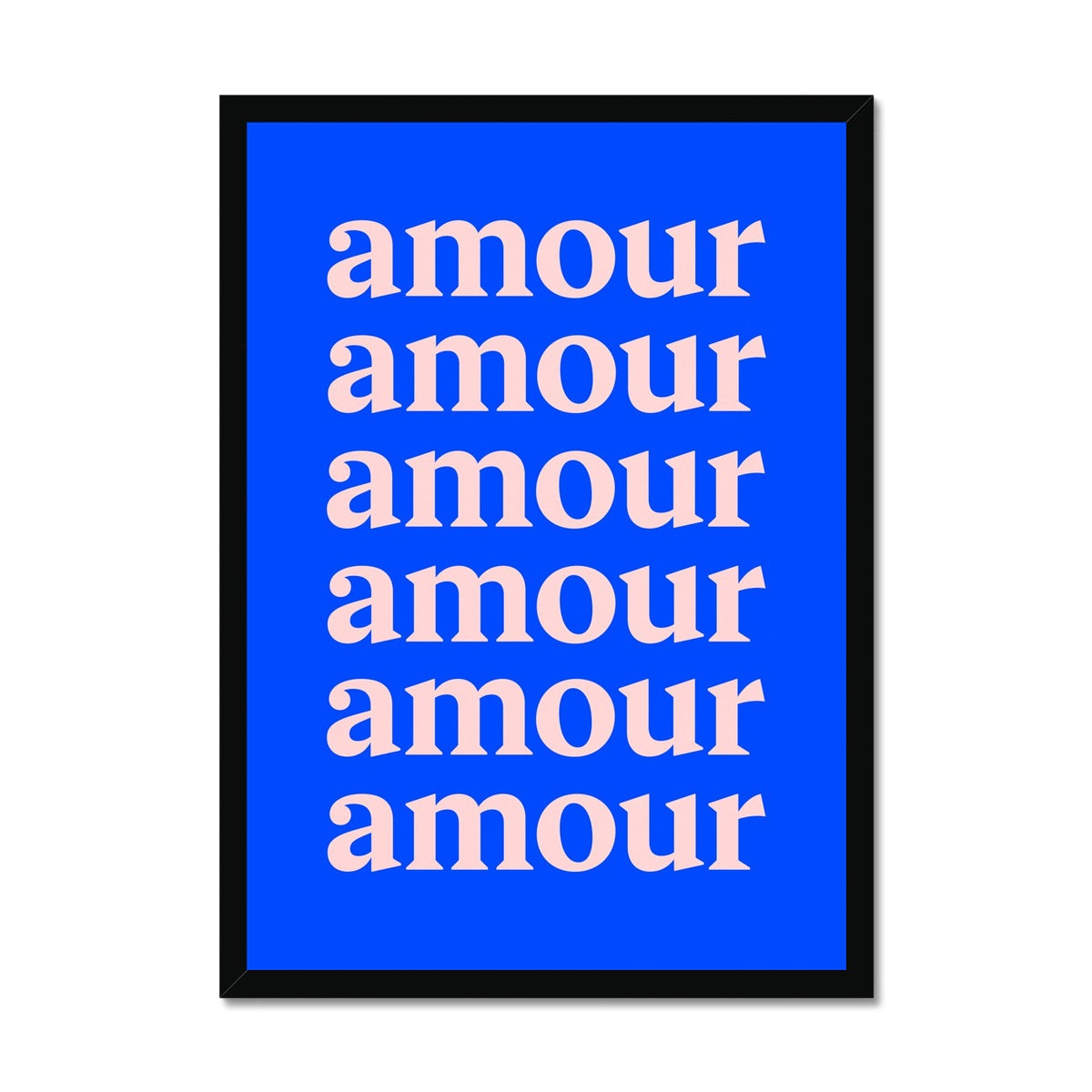 amour Framed Print