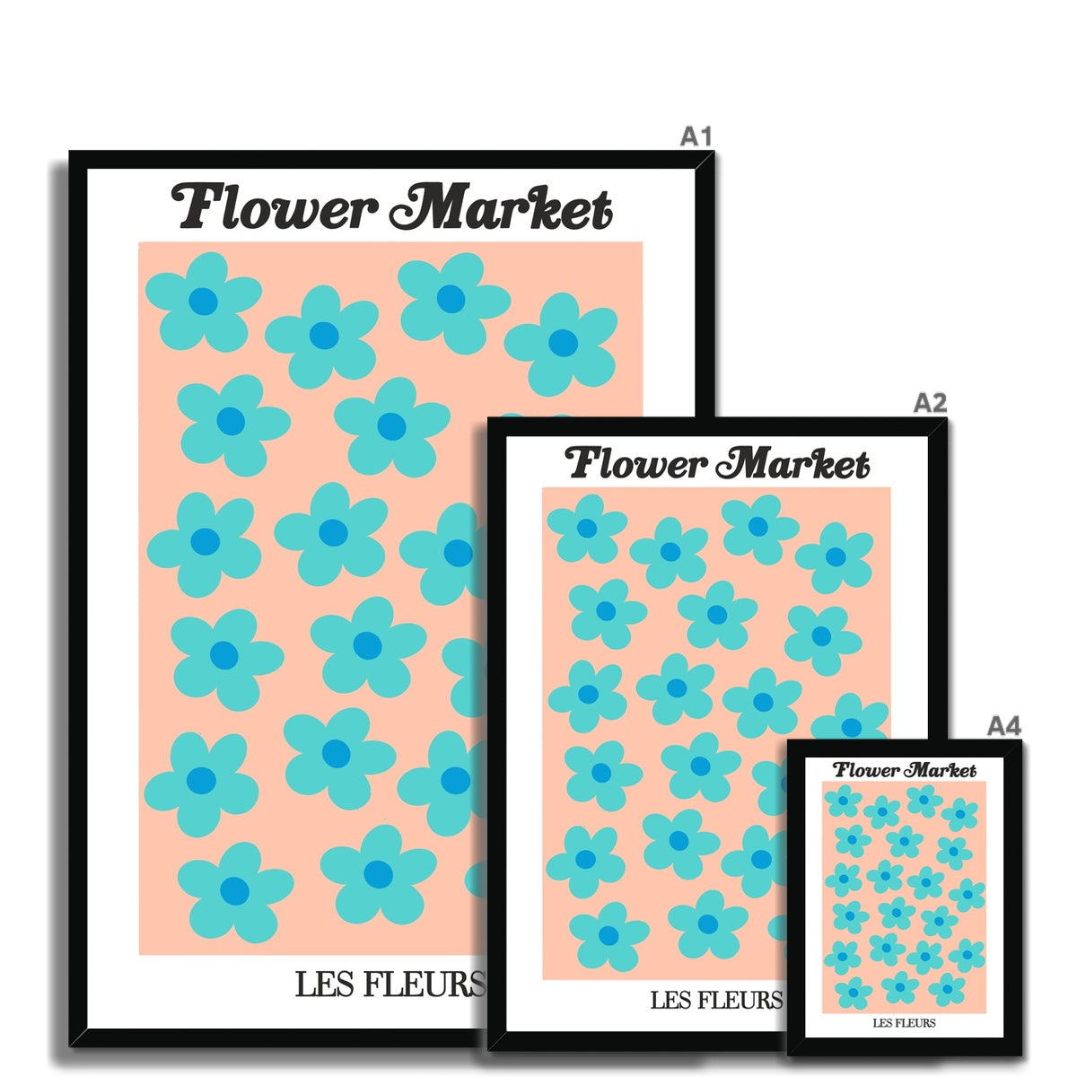 flower market / les fleurs Framed Print