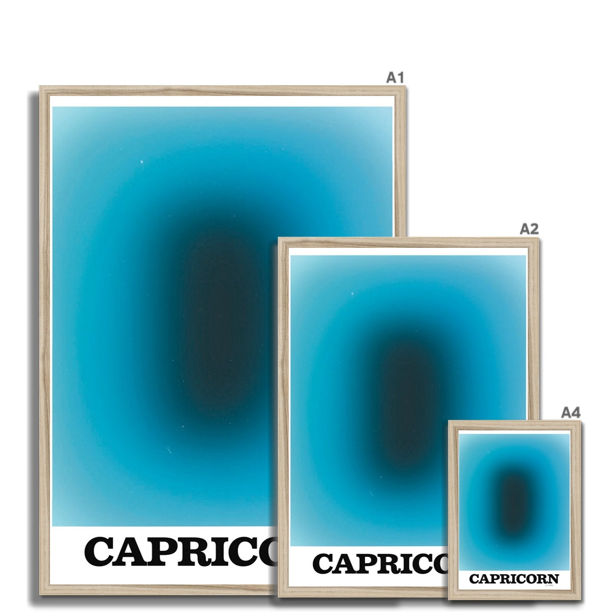 Our Capricorn Aura art print is the perfect wall art to show off your star sign. Find a zodiac gradient print or poster in our astrology collection.