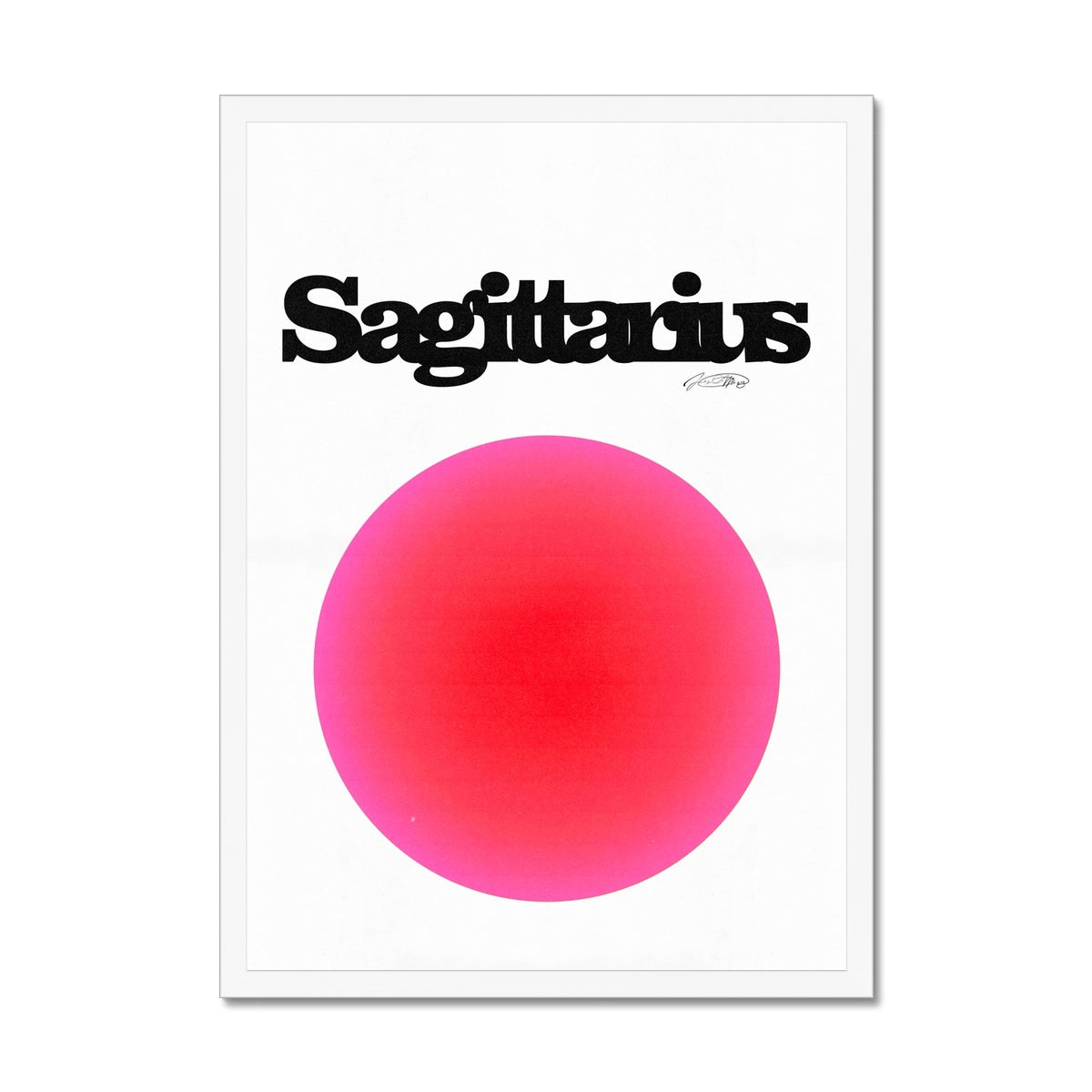 Our Sagittarius Aura art print is the perfect wall art to show off your star sign. Find a zodiac gradient print or poster in our astrology collection.
