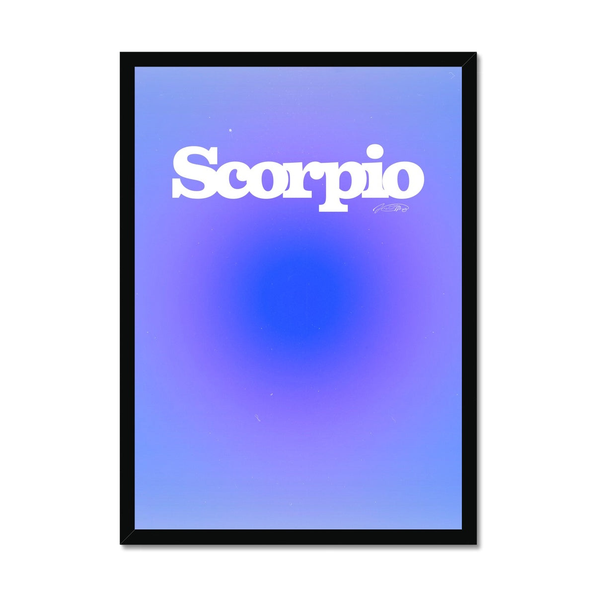 Our Scorpio Aura art print is the perfect wall art to show off your star sign. Find a zodiac gradient print or poster in our astrology collection.