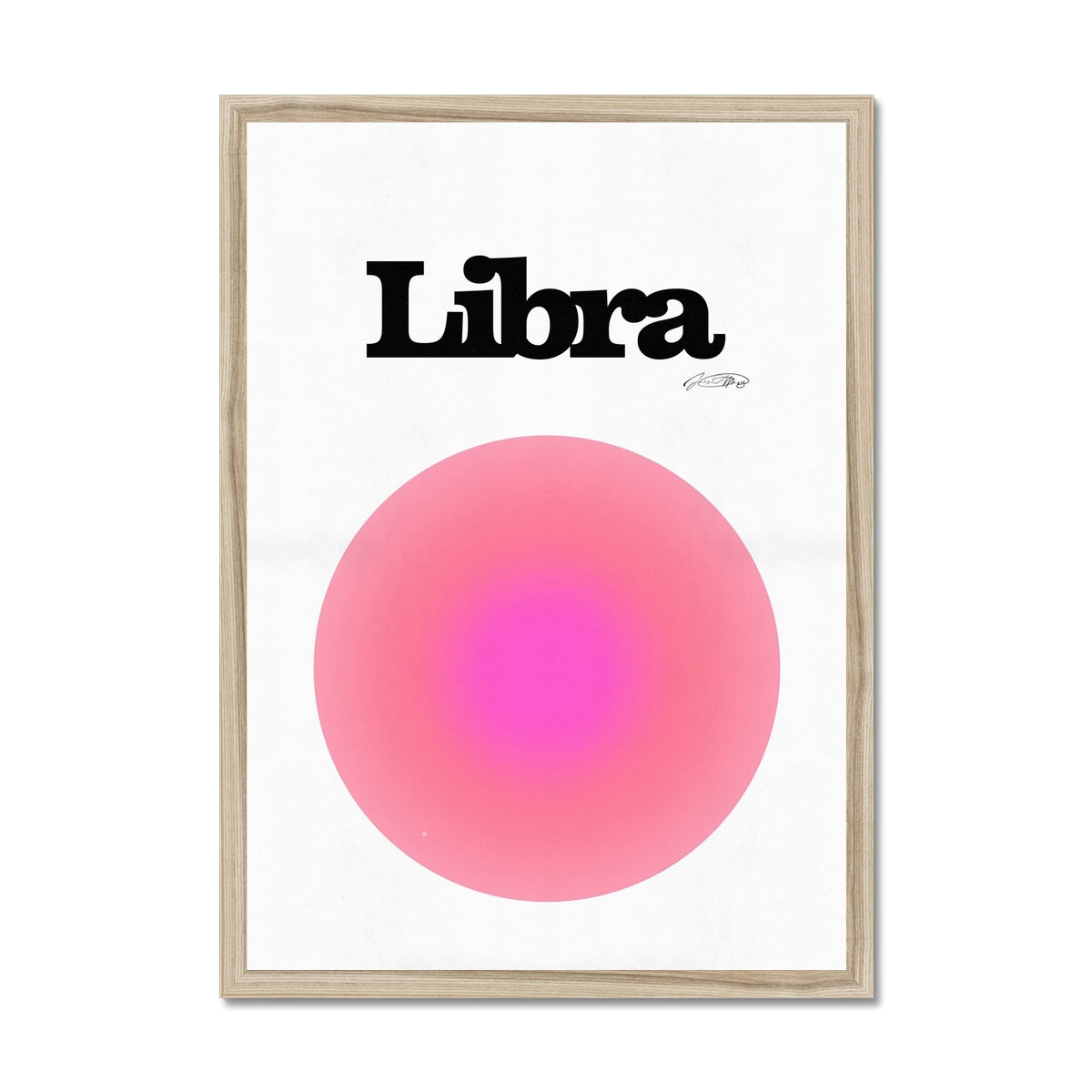 Our Libra Aura art print is the perfect wall art to show off your star sign. Find a zodiac gradient print or poster in our astrology collection.