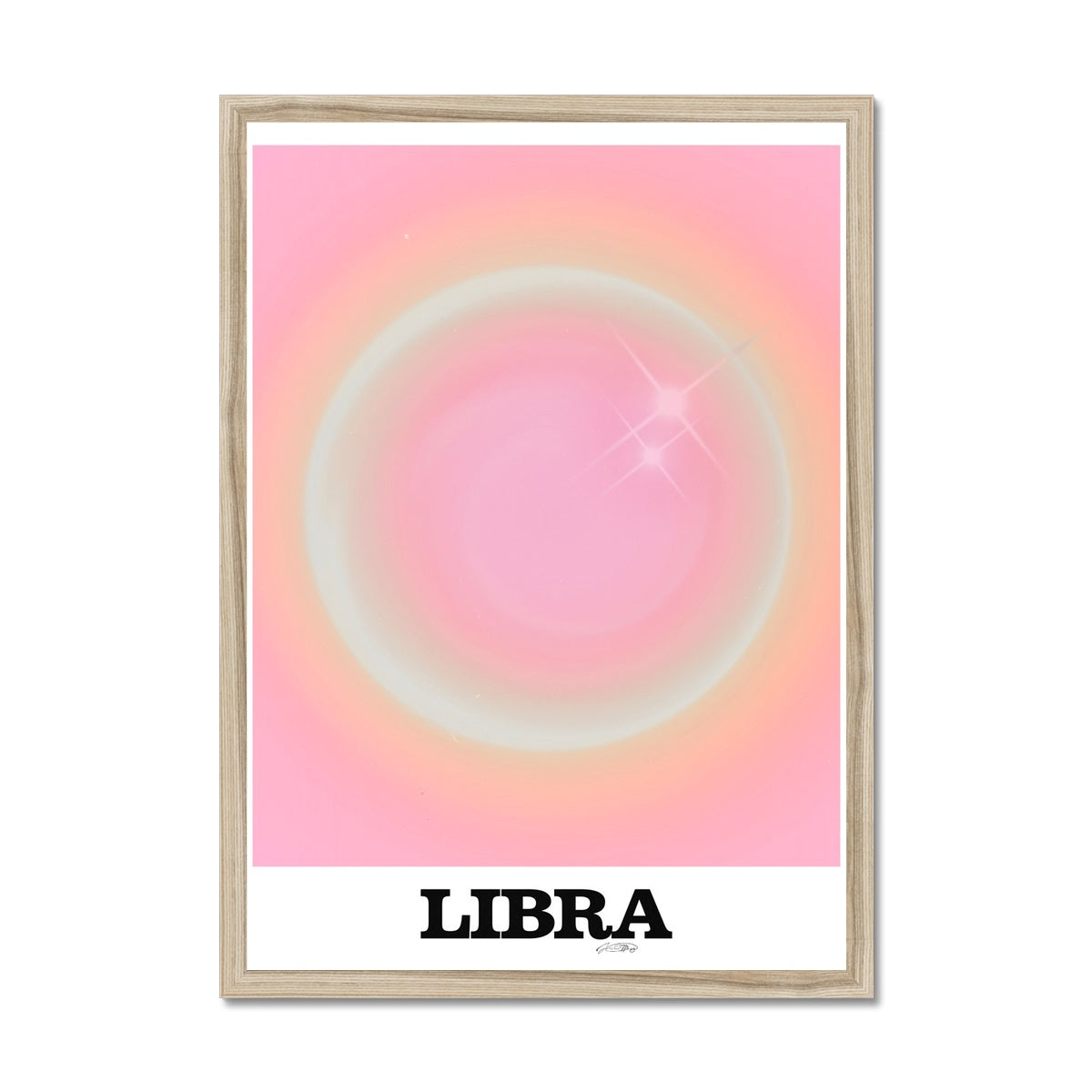 Our Libra Aura art print is the perfect wall art to show off your star sign. Find a zodiac gradient print or poster in our astrology collection.