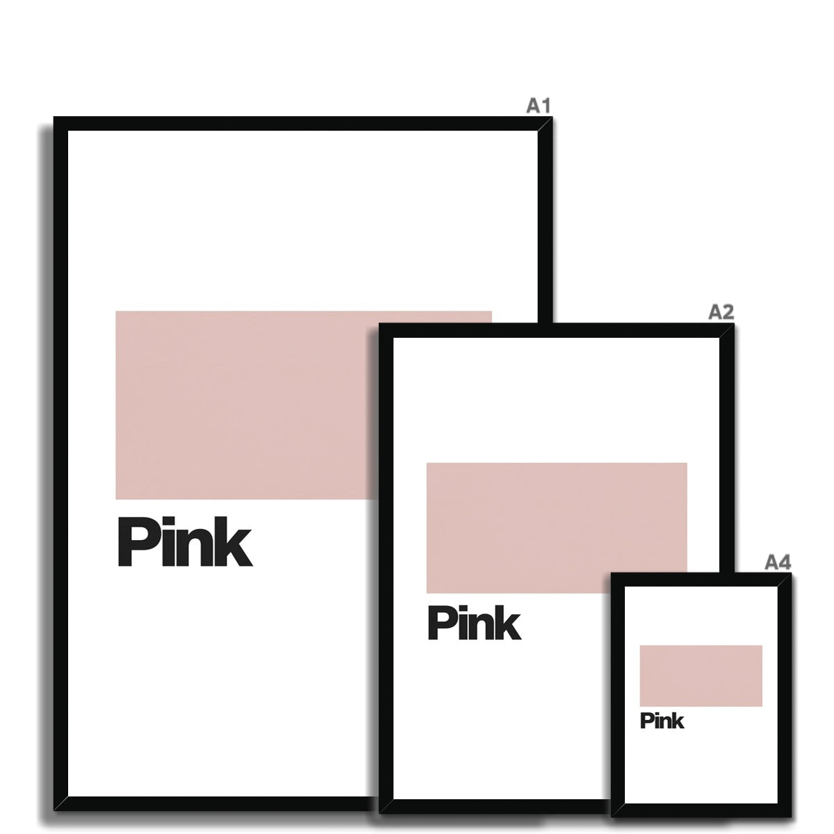 Pink Framed Print