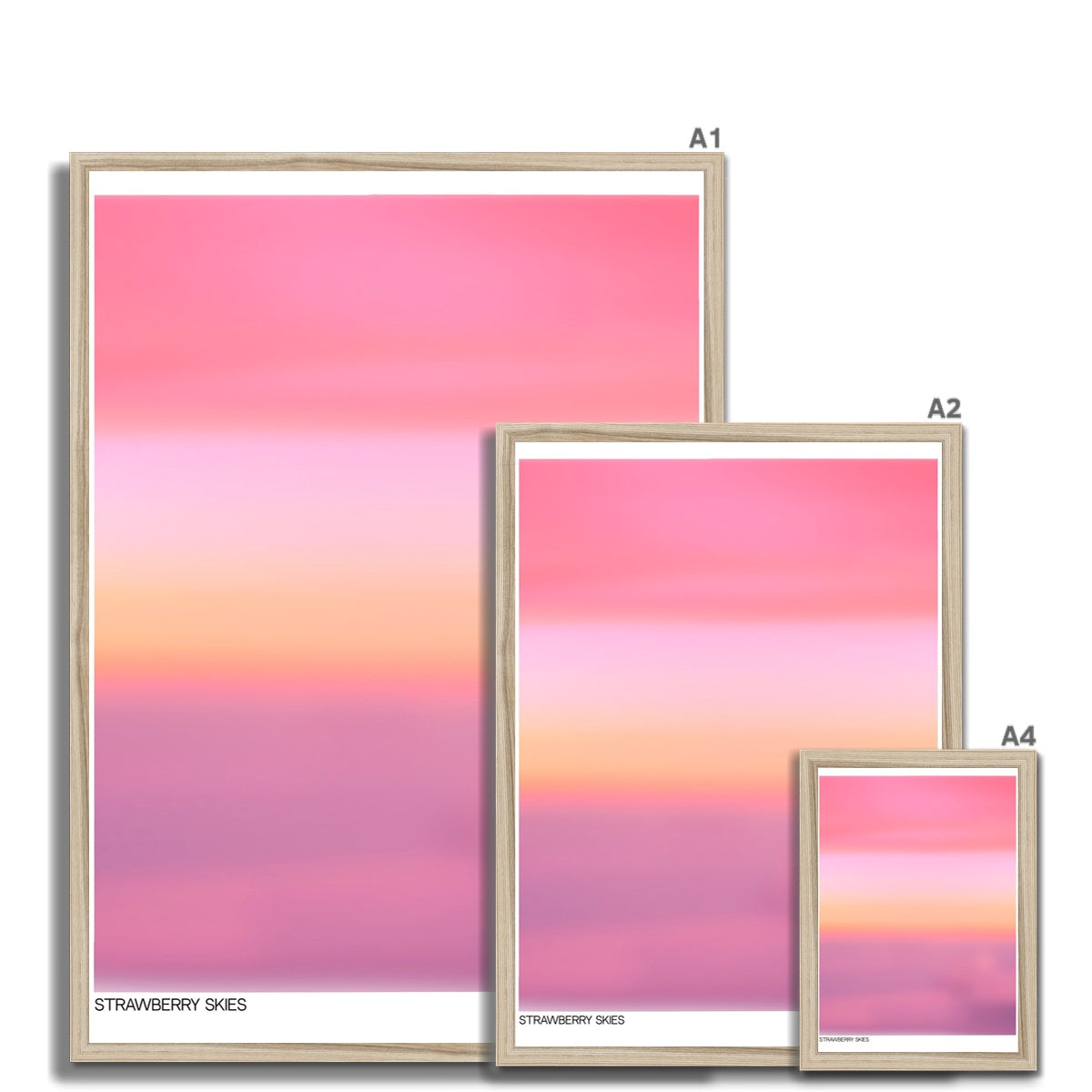 Aura Skies is a collection of wall art prints inspired from coastal sunsets and candy colored skies. The abstract aura posters with dreamy gradients are an aesthetic wall decor must have perfect for dorm or apartment decor.