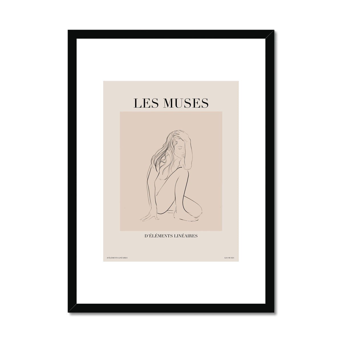 lines III Framed & Mounted Print