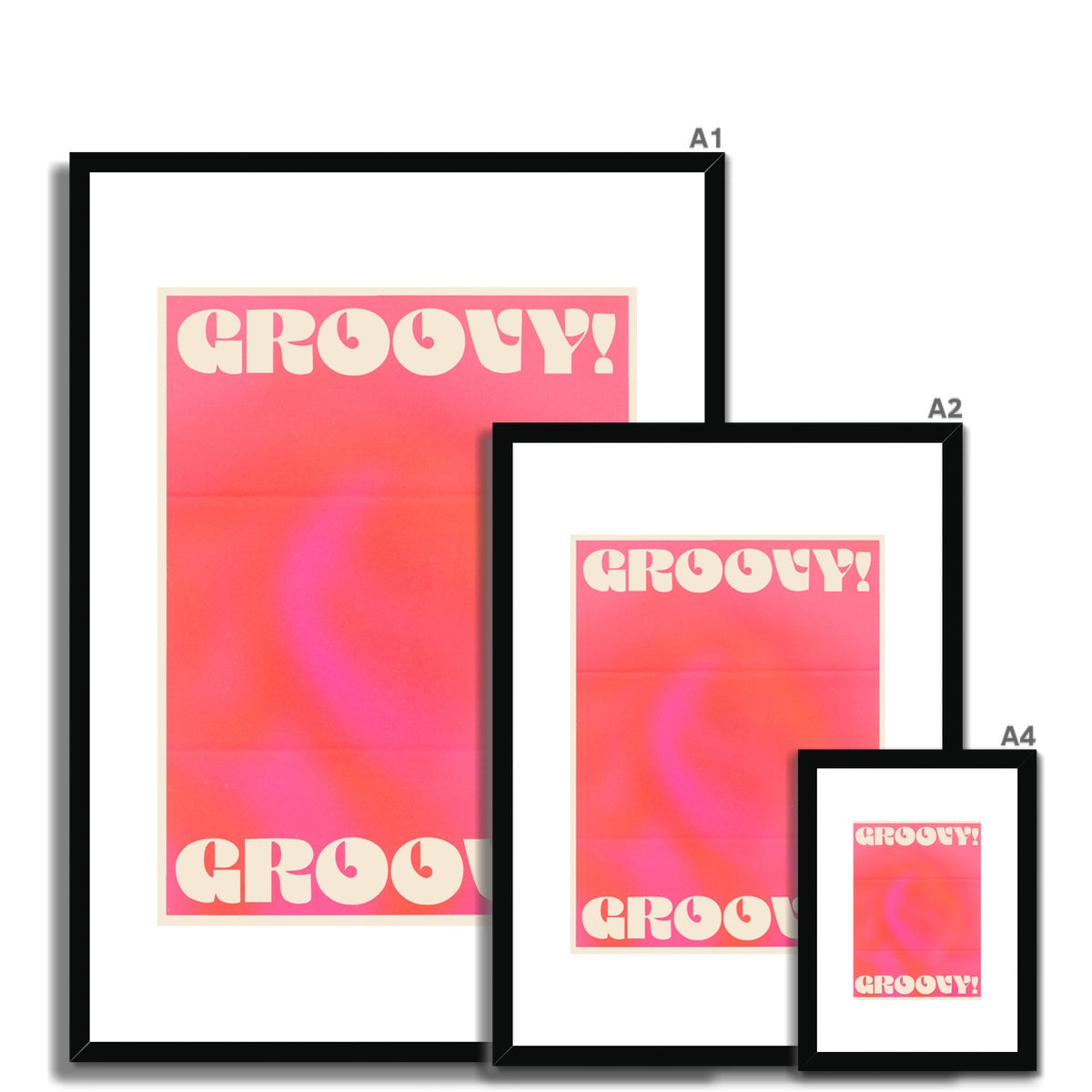 Groovy! Framed & Mounted Print