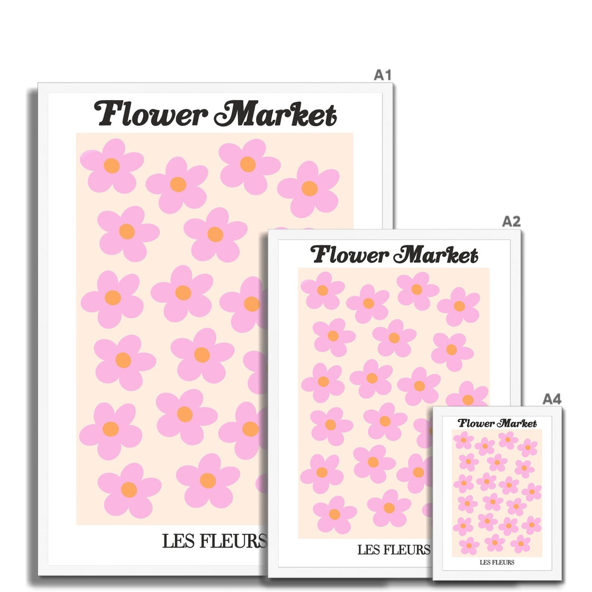 flower market / les fleurs Framed Print