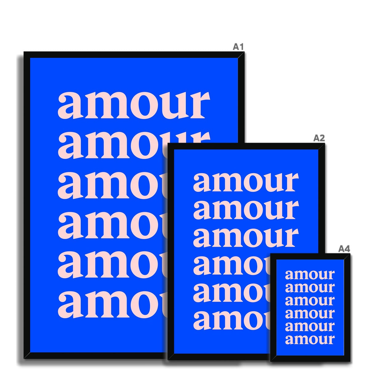 amour Framed Print