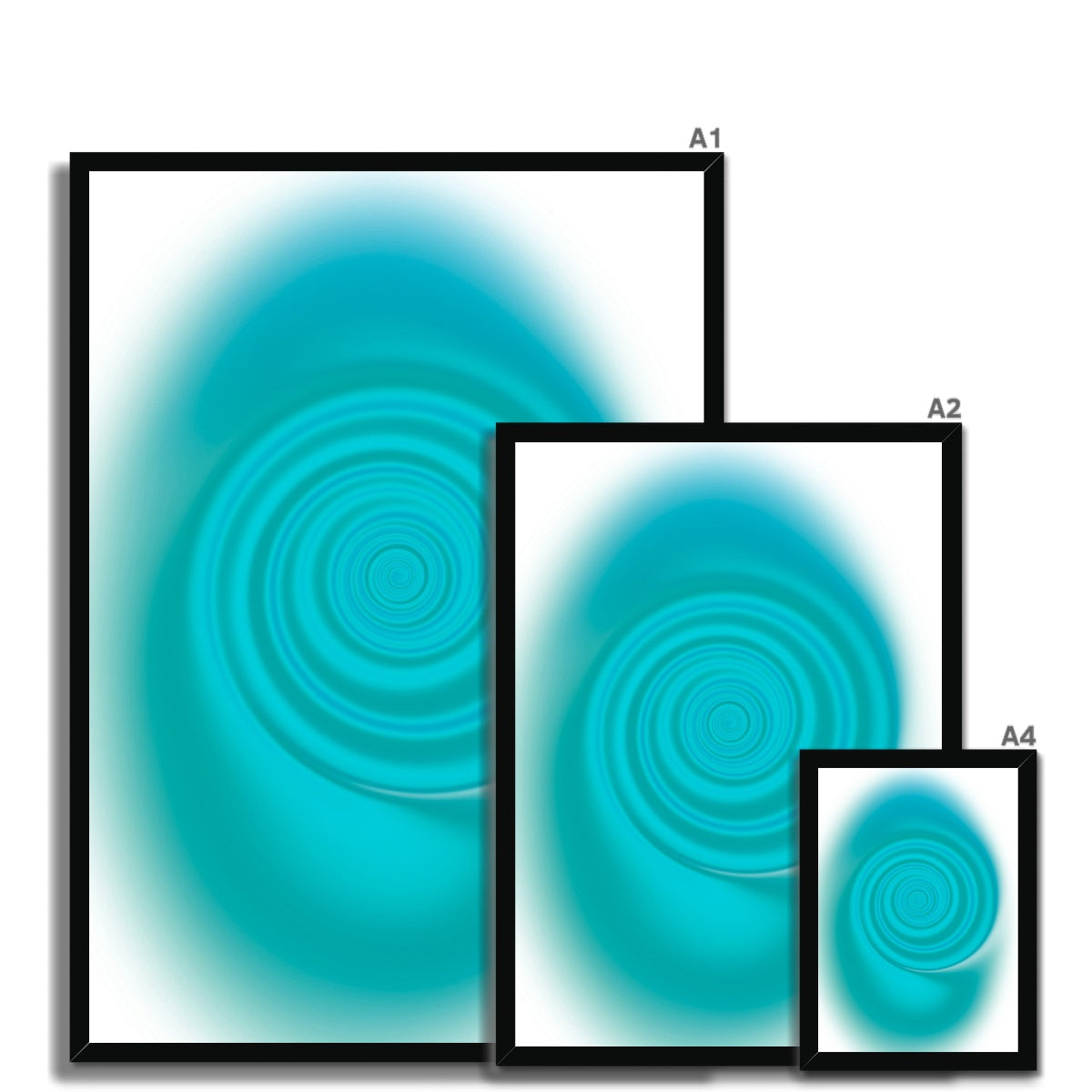 © les muses / Abstract aura wall art prints featuring warped gradients swirled to appear similar to a rabbit hole. Our colorful aura gradient posters are an aesthetic addition to any dorm or apartment decor.