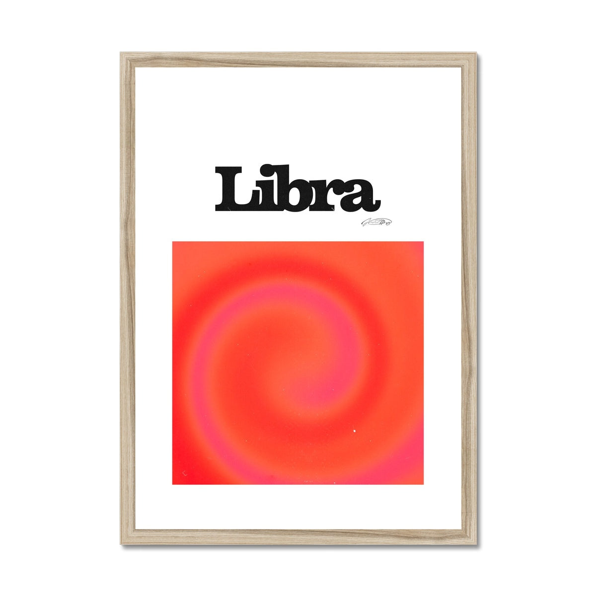 Our Libra Aura art print is the perfect wall art to show off your star sign. Find a zodiac gradient print or poster in our astrology collection.