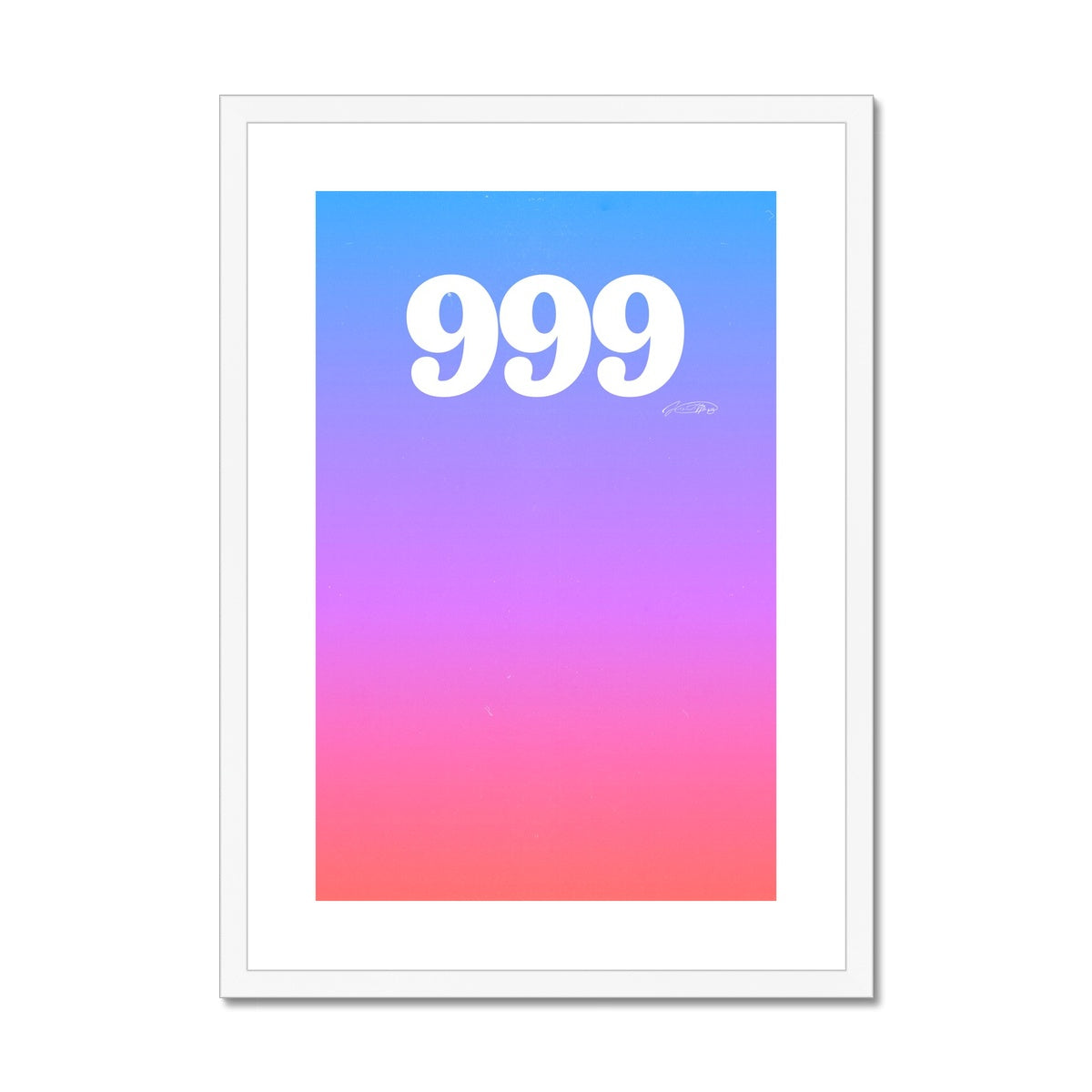 An angel number art print with a gradient aura. Add a touch of angel energy to your walls with a angel number auras. The perfect wall art posters to create a soft and dreamy aesthetic with your apartment or dorm decor. 999 Release: It’s Time To Let Go Of What’s No Longer Serving You.