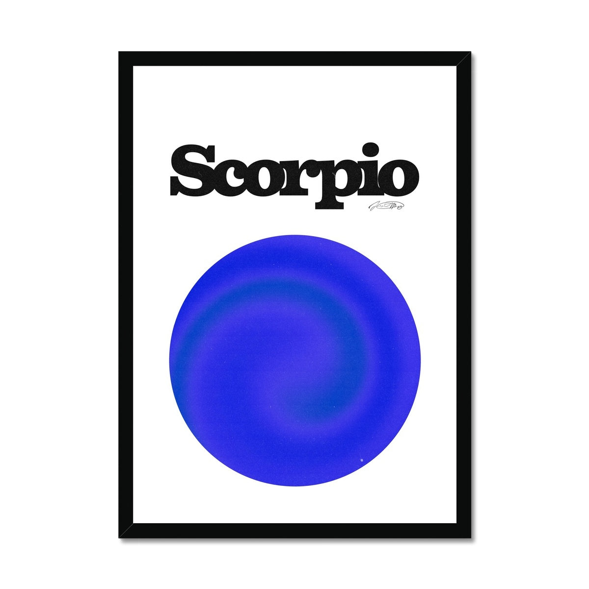 Our Scorpio Aura art print is the perfect wall art to show off your star sign. Find a zodiac gradient print or poster in our astrology collection.