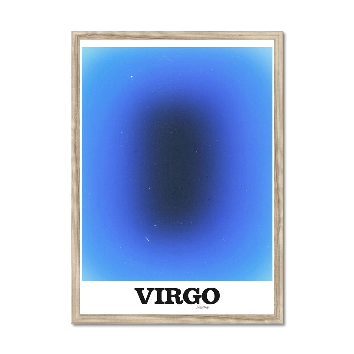 Virgo Aura art print by Les Muses. Zodiac sign wall art. Astrology artwork collection.