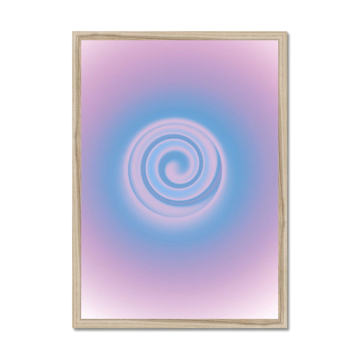 Sunset gradient aura wall art prints featuring warped pastel gradients. Colorful aura gradient posters perfect as aesthetic dorm and apartment decor.