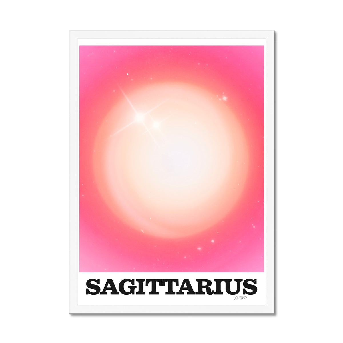 Our Sagittarius Aura art print is the perfect wall art to show off your star sign. Find a zodiac gradient print or poster in our astrology collection.
