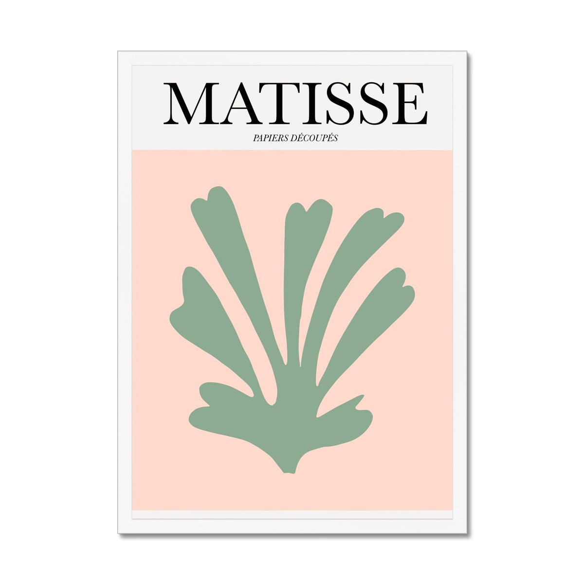 © les muses / Matisse wall art prints featuring flora cut outs or "Papiers Découpés" in a danish pastel style. Matisse exhibition posters with paper cut-outs. Berggruen & Cie museum prints for your gallery wall.