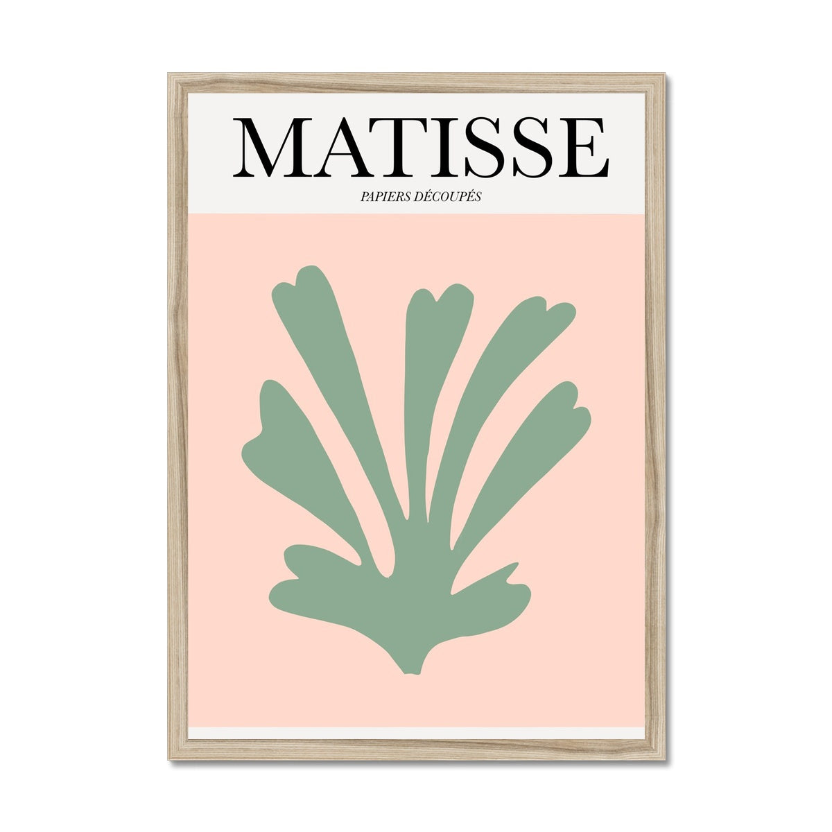 © les muses / Matisse wall art prints featuring flora cut outs or "Papiers Découpés" in a danish pastel style. Matisse exhibition posters with paper cut-outs. Berggruen & Cie museum prints for your gallery wall.