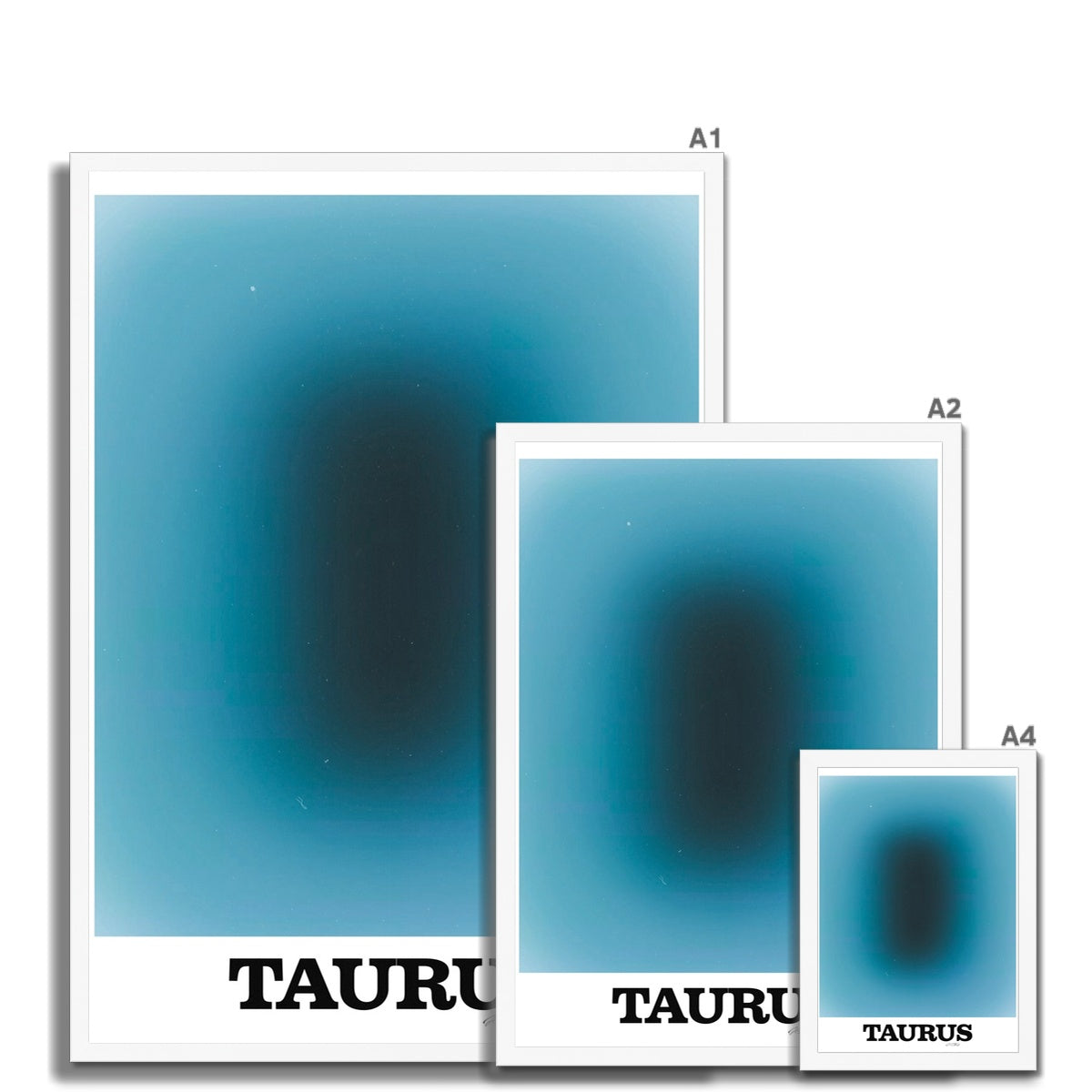 Our Taurus Aura art print is the perfect wall art to show off your star sign. Find a zodiac gradient print or poster in our astrology collection.