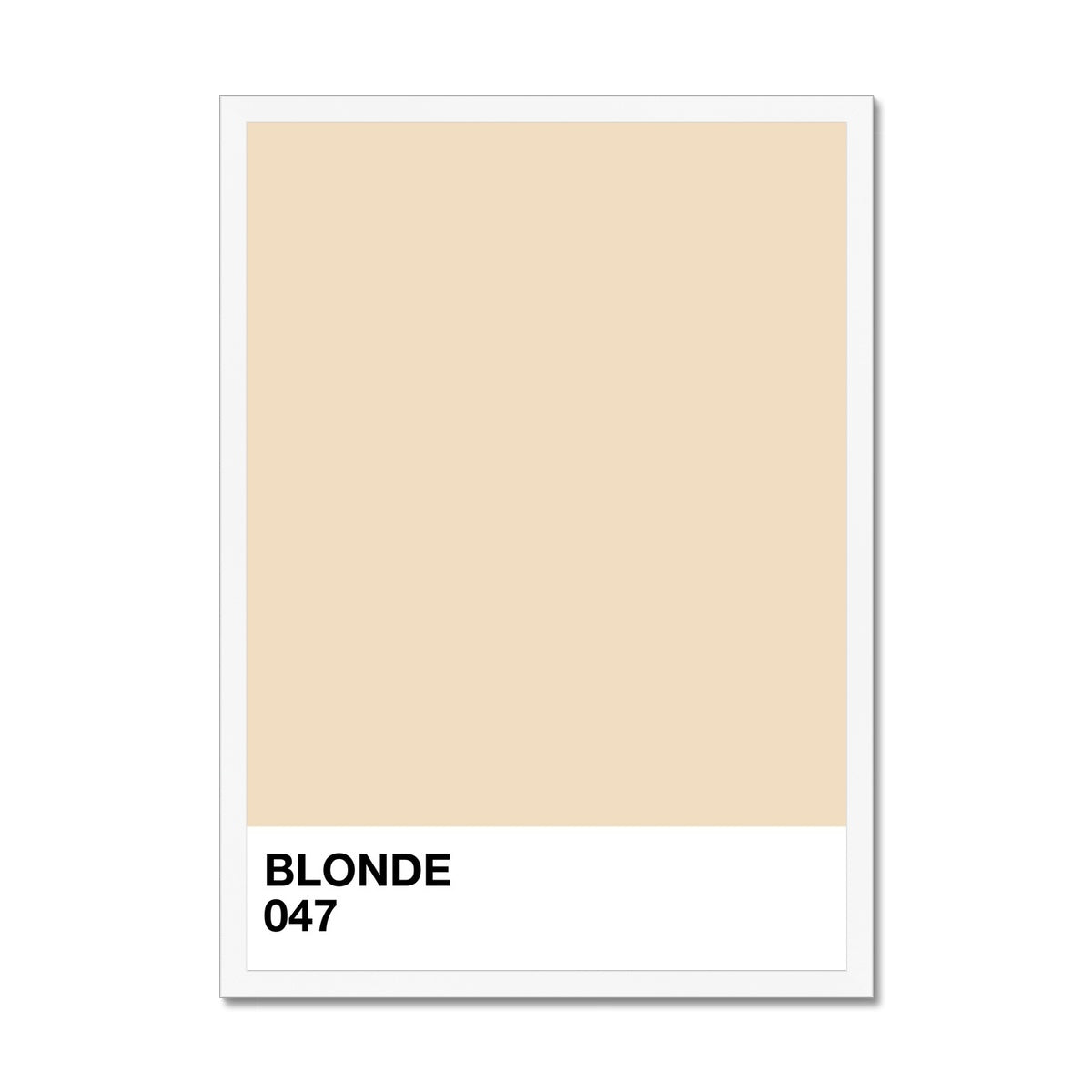 blonde Framed Print