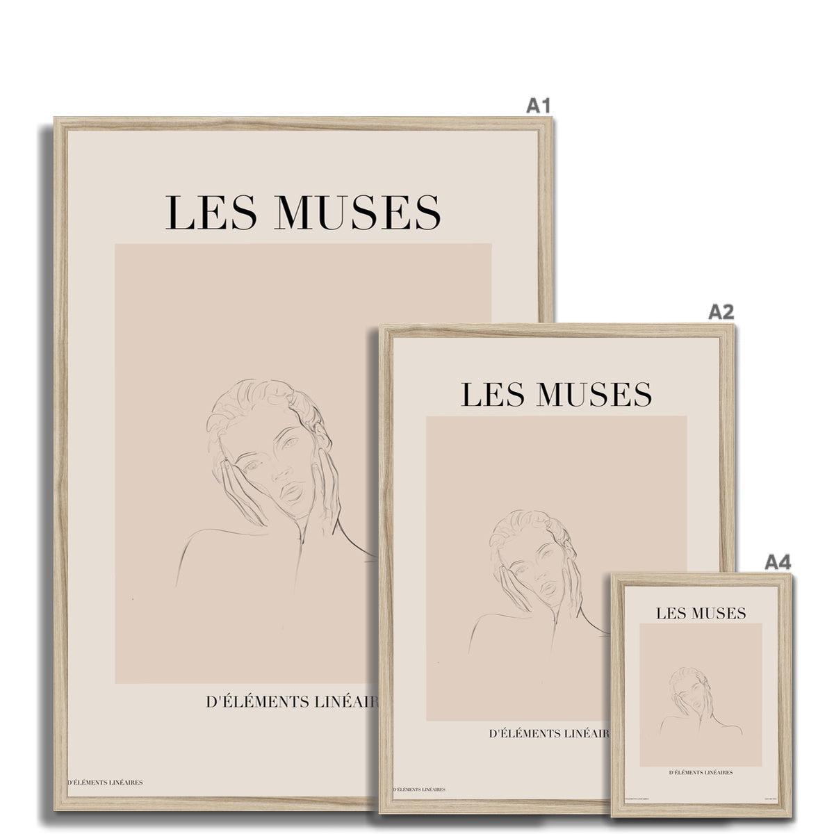 Les Muses is a dreamy wall art collection of line art drawings and paintings.
Select among illustrations of greek goddesses, seashells, cherubs and muses. 