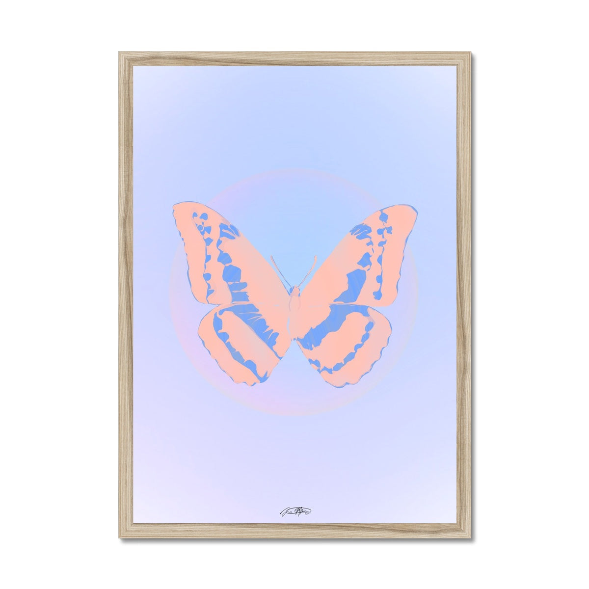 © les muses / Psyches is a collection of butterfly art prints featuring original illustrations of butterflies in an array with aura, gradient and glitter colors. The collection was inspired from the formal greek word psyche, thought to be the soul of the dead, and is comprised of over a hundred dreamy danish pastel butterfly posters, with silver and gold foil options. 