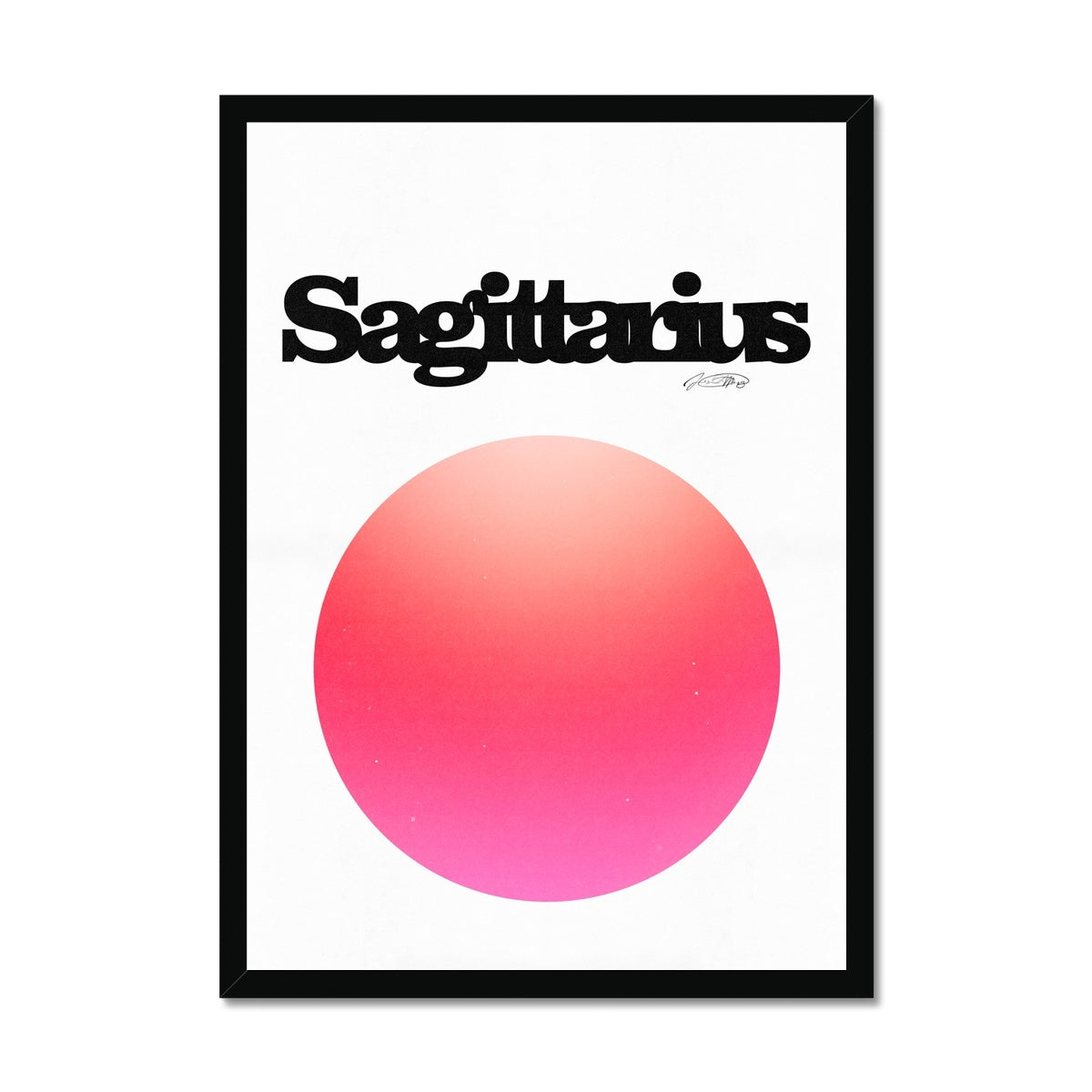 Our Sagittarius Aura art print is the perfect wall art to show off your star sign. Find a zodiac gradient print or poster in our astrology collection.
