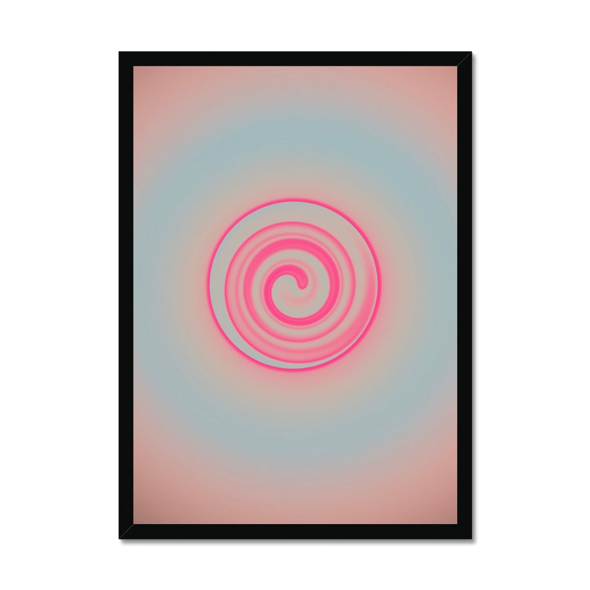 Sunset gradient aura wall art prints featuring warped pastel gradients. Colorful aura gradient posters perfect as aesthetic dorm and apartment decor.