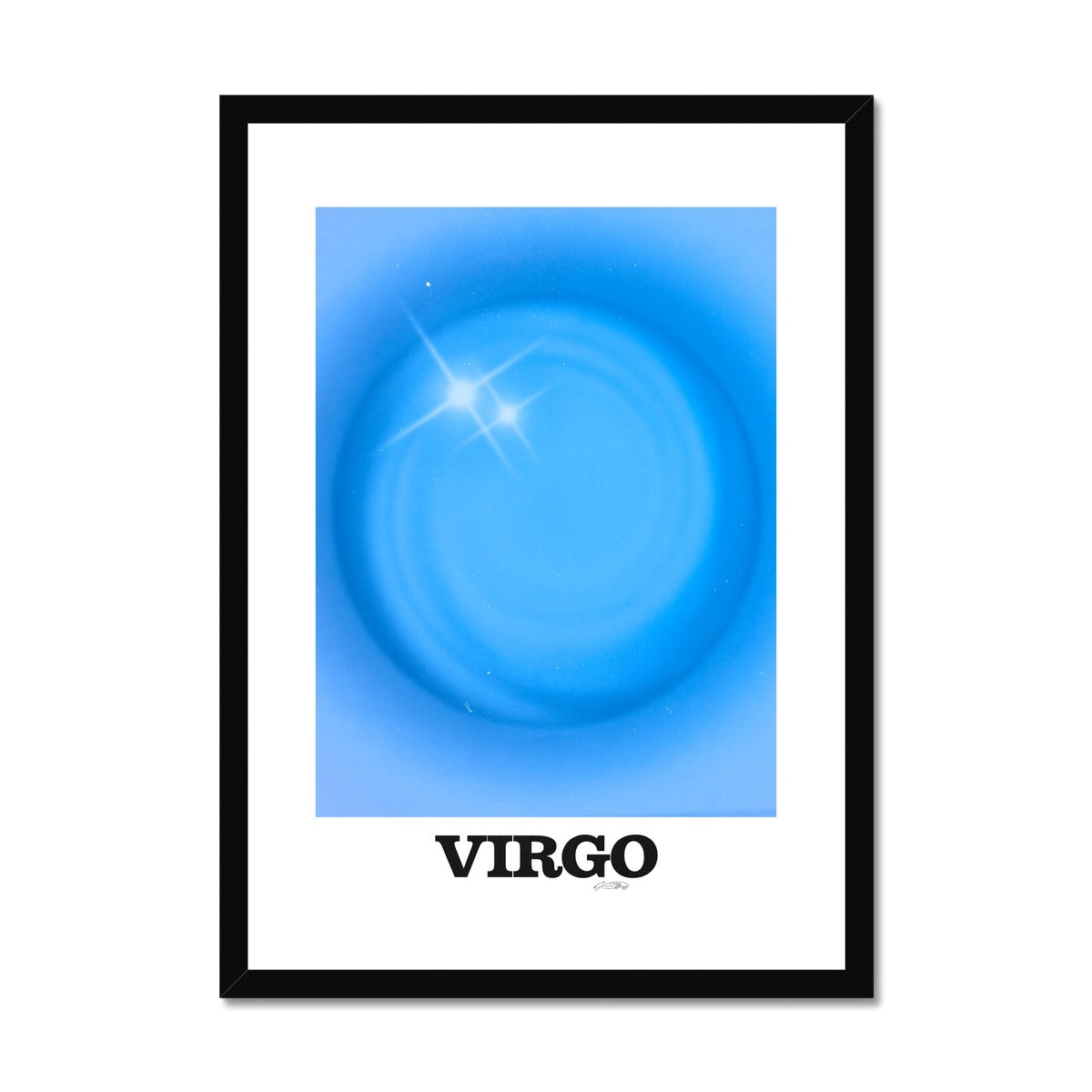 virgo aura Framed & Mounted Print