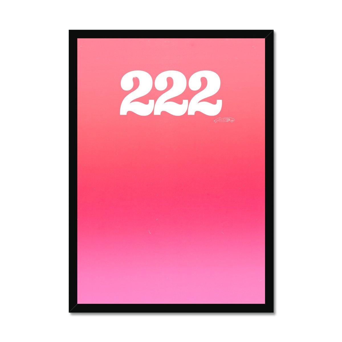 An angel number art print with a gradient aura. Add a touch of angel energy to your walls with a angel number auras. The perfect wall art posters to create a soft and dreamy aesthetic with your apartment or dorm decor. 222 Alignment: You Are In The Right Place And The Right Time.