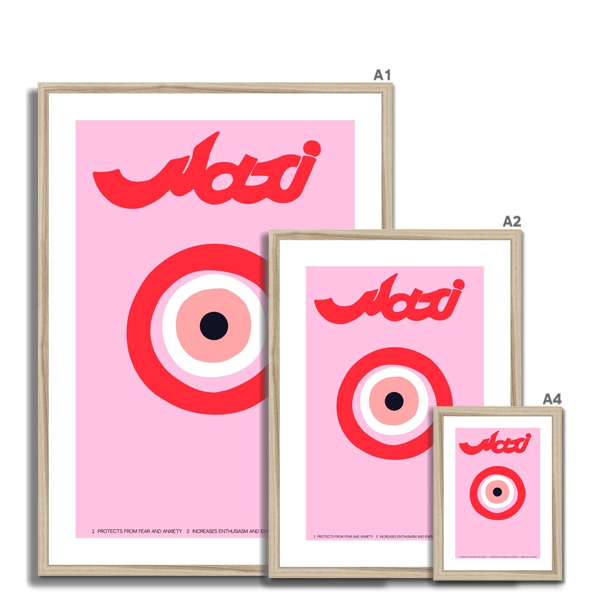© les muses / Evil eye wall art prints inspired from the Greek islands of Santorini and Mykonos.
Colorful summer posters that make cute dorm and apartment decor.