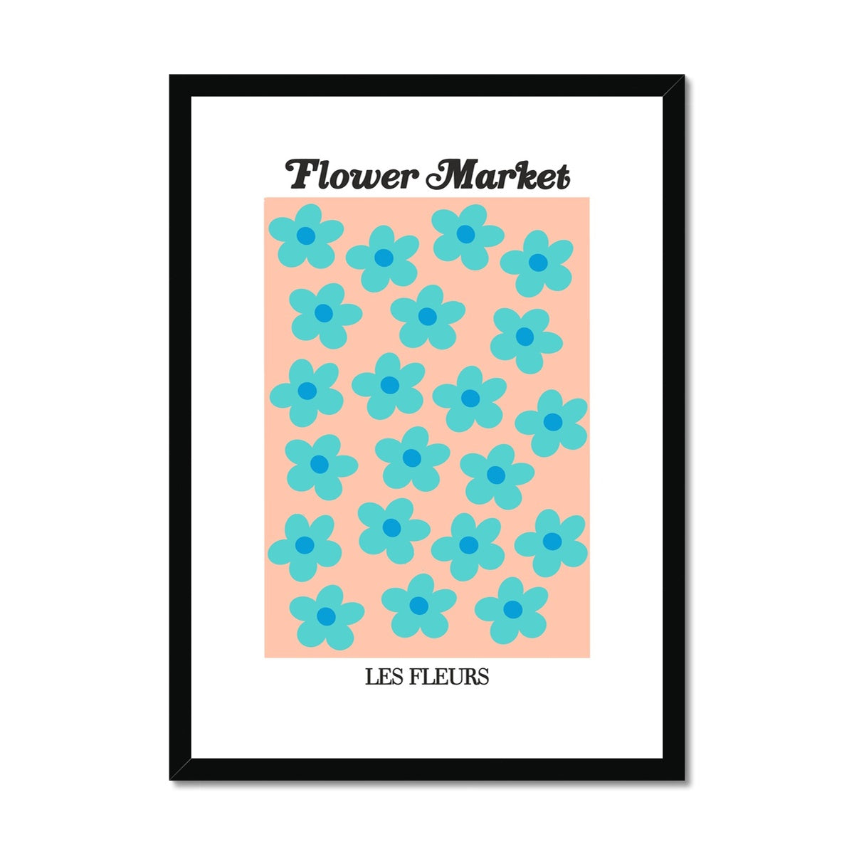 flower market / les fleurs Framed & Mounted Print