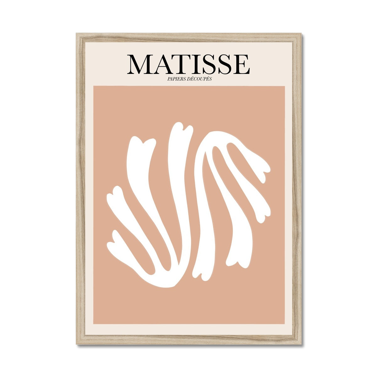 © les muses / Matisse wall art prints featuring flora cut outs or "Papiers Découpés" in a danish pastel style. Matisse exhibition posters with paper cut-outs. Berggruen & Cie museum prints for your gallery wall.