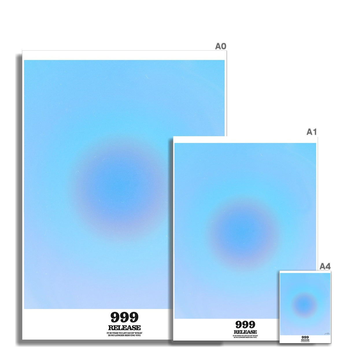 An angel number art print with a gradient aura. Add a touch of angel energy to your walls with a angel number auras. The perfect wall art posters to create a soft and dreamy aesthetic with your apartment or dorm decor. 999 Release: It’s Time To Let Go Of What’s No Longer Serving You.