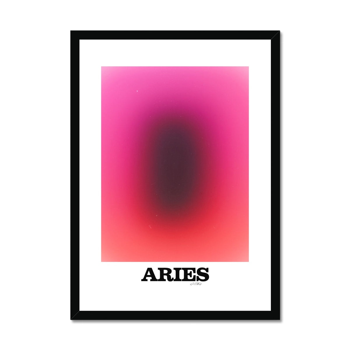 Our Aries Aura art print is the perfect wall art to show off your star sign. Find a zodiac gradient print or poster in our astrology collection.