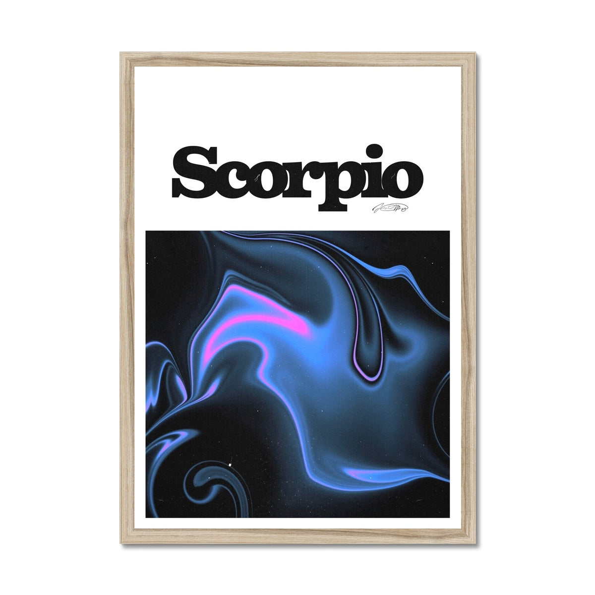 Our Scorpio Aura art print is the perfect wall art to show off your star sign. Find a zodiac gradient print or poster in our astrology collection.