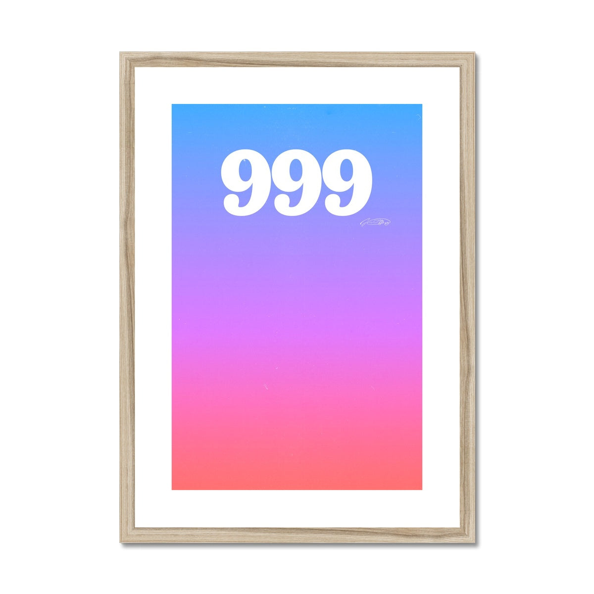 An angel number art print with a gradient aura. Add a touch of angel energy to your walls with a angel number auras. The perfect wall art posters to create a soft and dreamy aesthetic with your apartment or dorm decor. 999 Release: It’s Time To Let Go Of What’s No Longer Serving You.