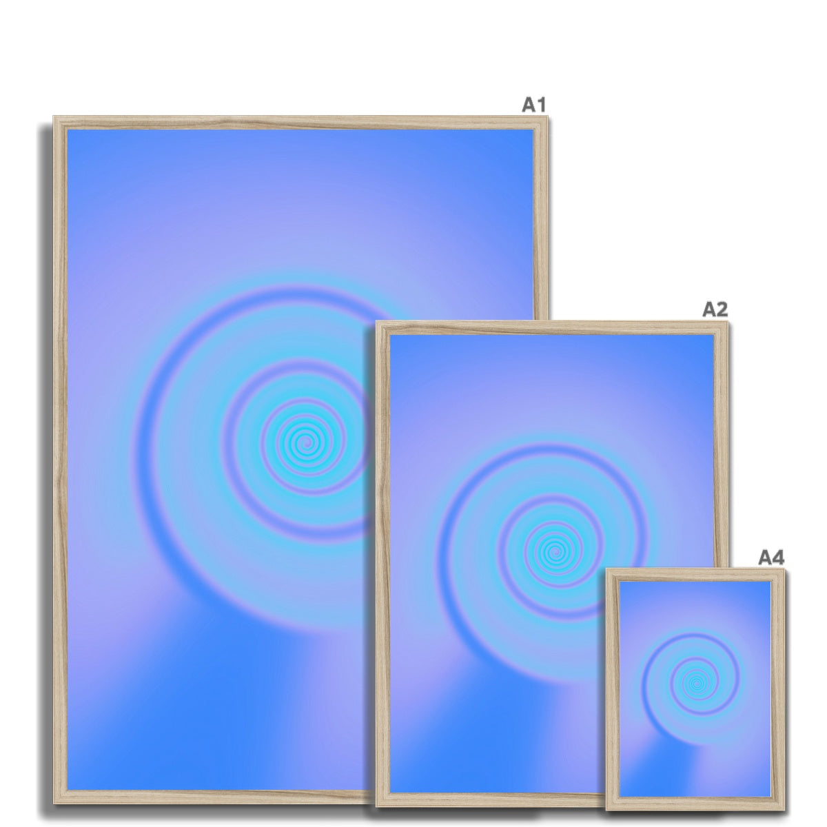 © les muses / Abstract aura wall art prints featuring warped gradients swirled to appear similar to a rabbit hole. Our colorful aura gradient posters are an aesthetic addition to any dorm or apartment decor.