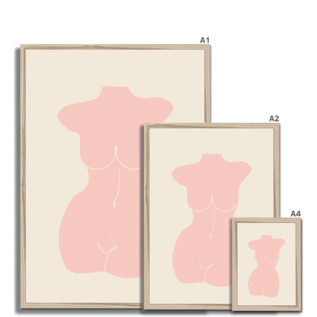 © les muses / Matisse wall art prints featuring nude figure cut outs or "Papiers Découpés" in a danish pastel style. Matisse exhibition posters with paper cut-outs. Berggruen & Cie museum prints for your gallery wall.