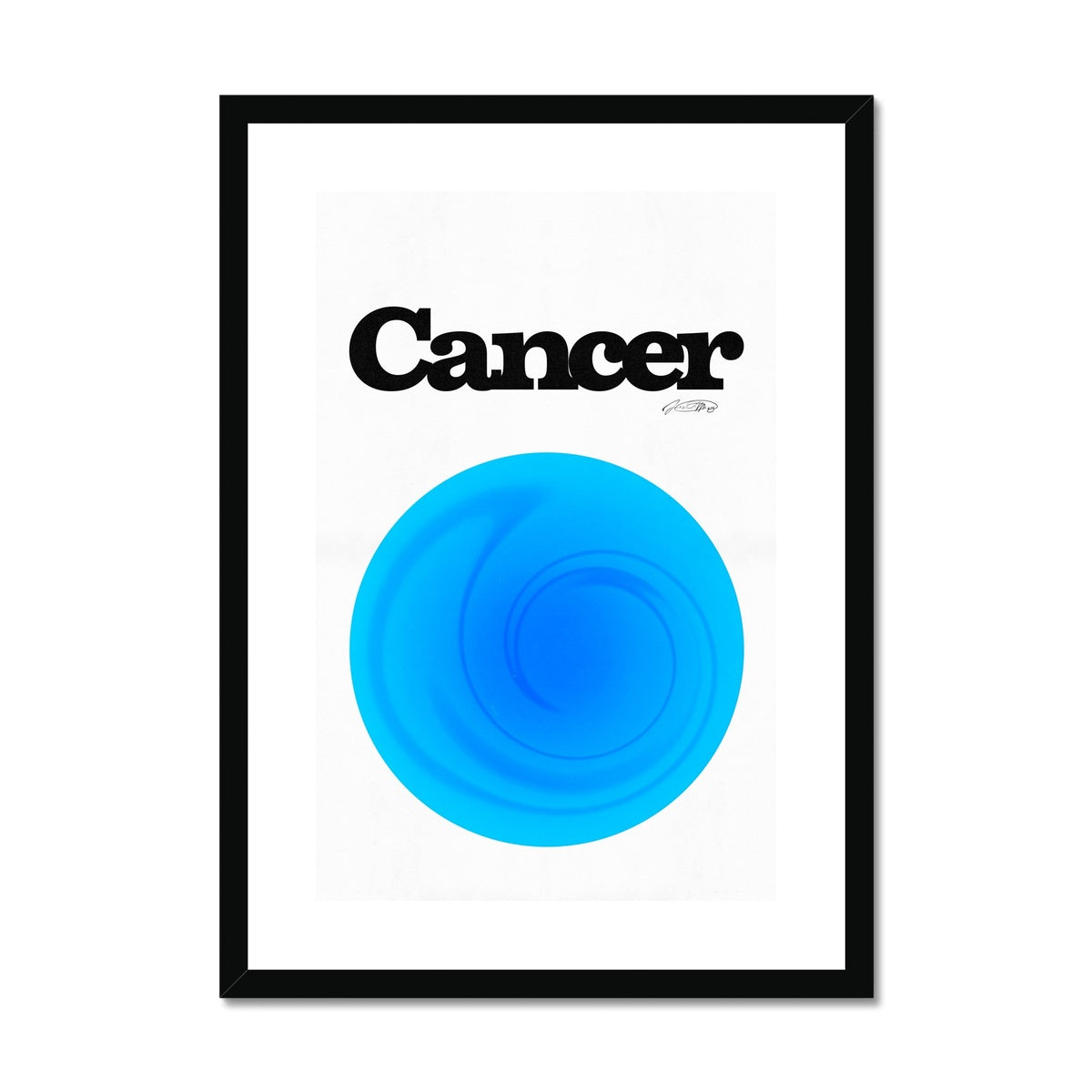 Our Cancer Aura art print is the perfect wall art to show off your star sign. Find a zodiac gradient print or poster in our astrology collection.