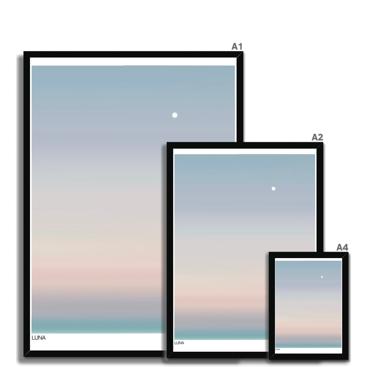 Aura Skies is a collection of wall art prints inspired from coastal sunsets and candy colored skies. The abstract aura posters with dreamy gradients are an aesthetic wall decor must have perfect for dorm or apartment decor.