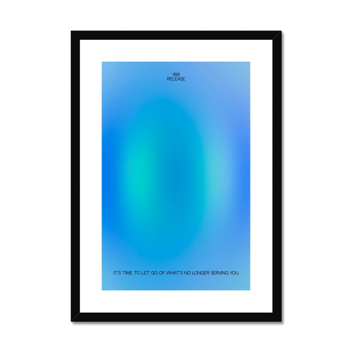 An angel number art print with a gradient aura. Add a touch of angel energy to your walls with a angel number auras. The perfect wall art posters to create a soft and dreamy aesthetic with your apartment or dorm decor. 999 Release: It’s Time To Let Go Of What’s No Longer Serving You.