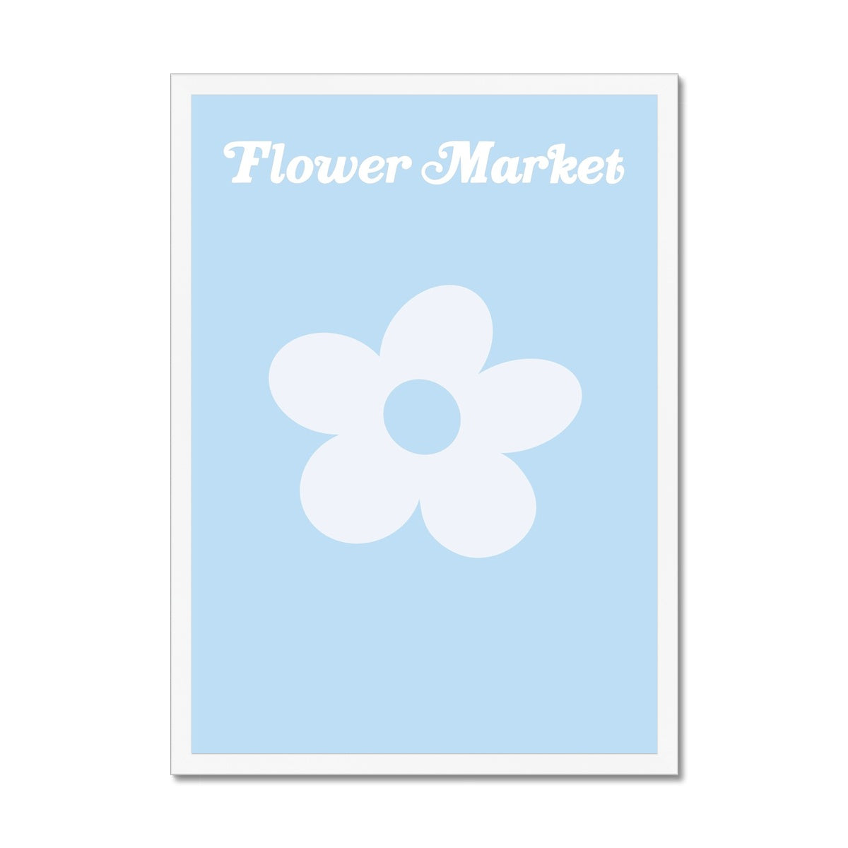 © les muses / Our Flower Market / Daisy collection features wall art with retro daisy designs under original hand drawn typography. Danish pastel posters full of daisies to brighten up any gallery wall. 