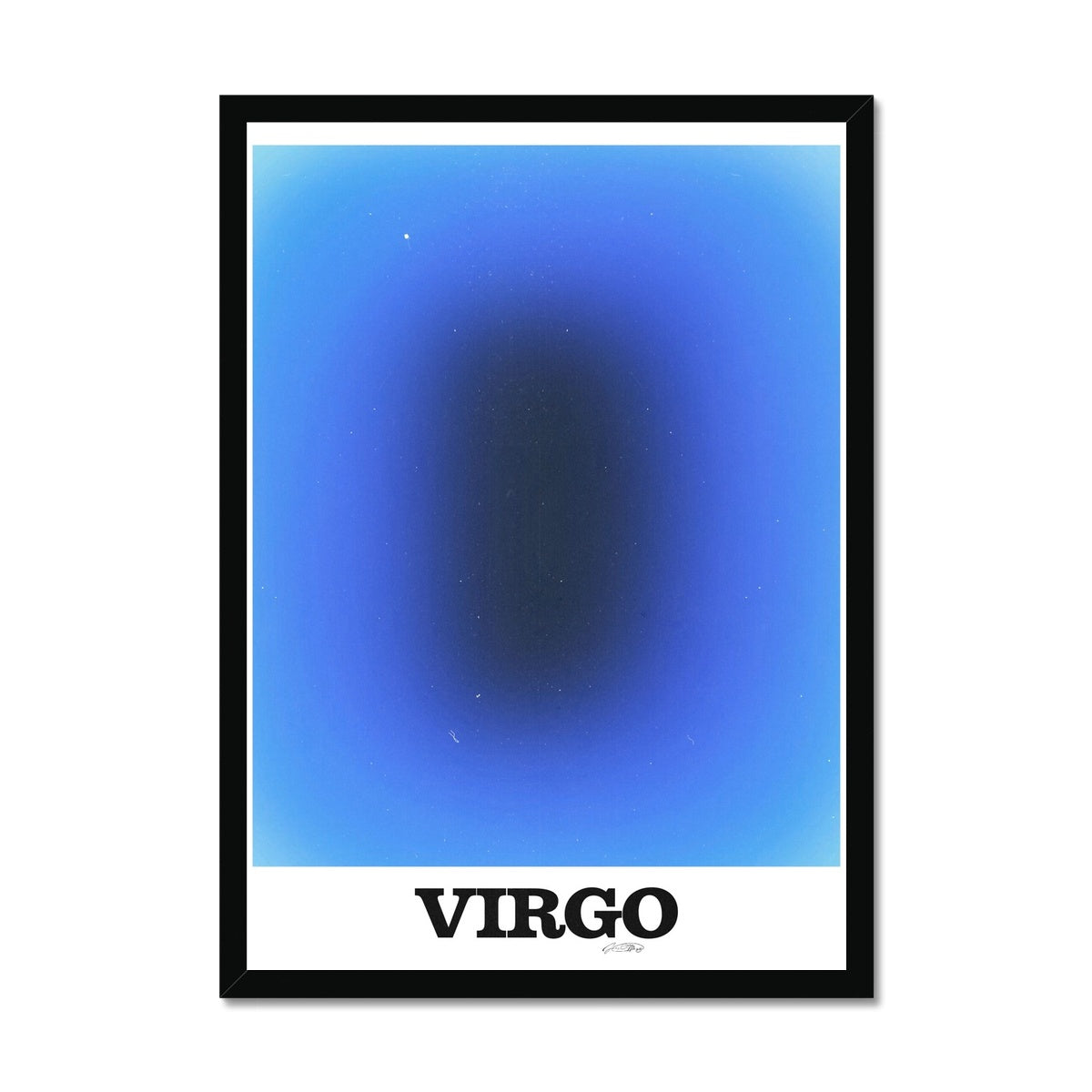 Virgo Aura art print by Les Muses. Zodiac sign wall art. Astrology artwork collection.