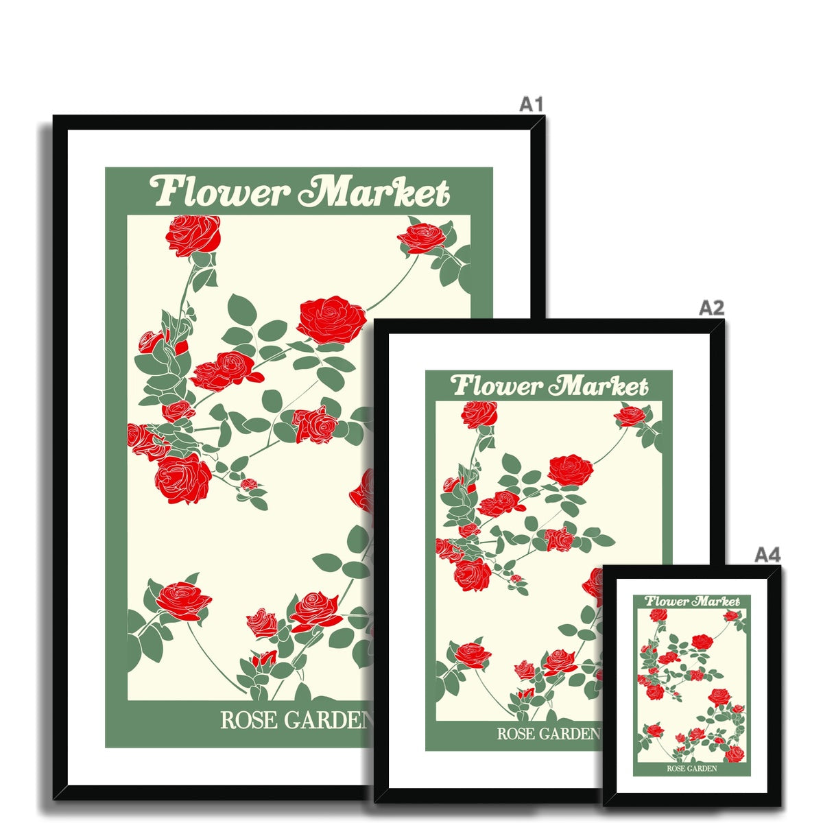 Our Flower Market collection features wall art with vibrant floral illustrations under original hand drawn typography. Danish pastel posters full of flowers that will brighten up any gallery wall. The full resolution art prints of our popular Flower Market and Fruit Market designs are available only from Les Muses. 